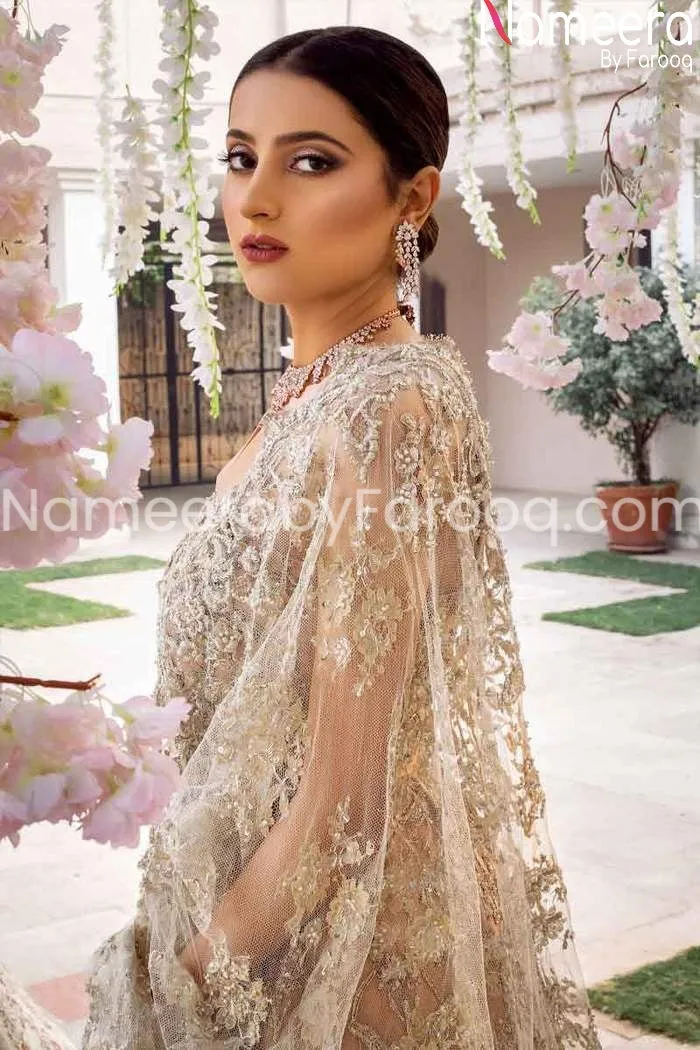 Embellished Long Shirt with Lehenga for Bridal #BN137