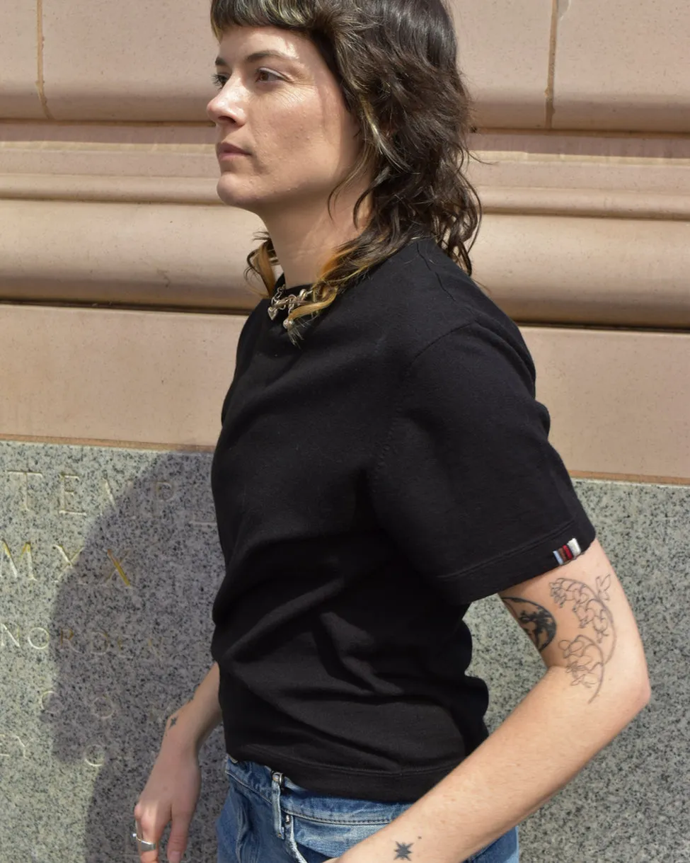 Extreme Cashmere Cuba Tee in Raven