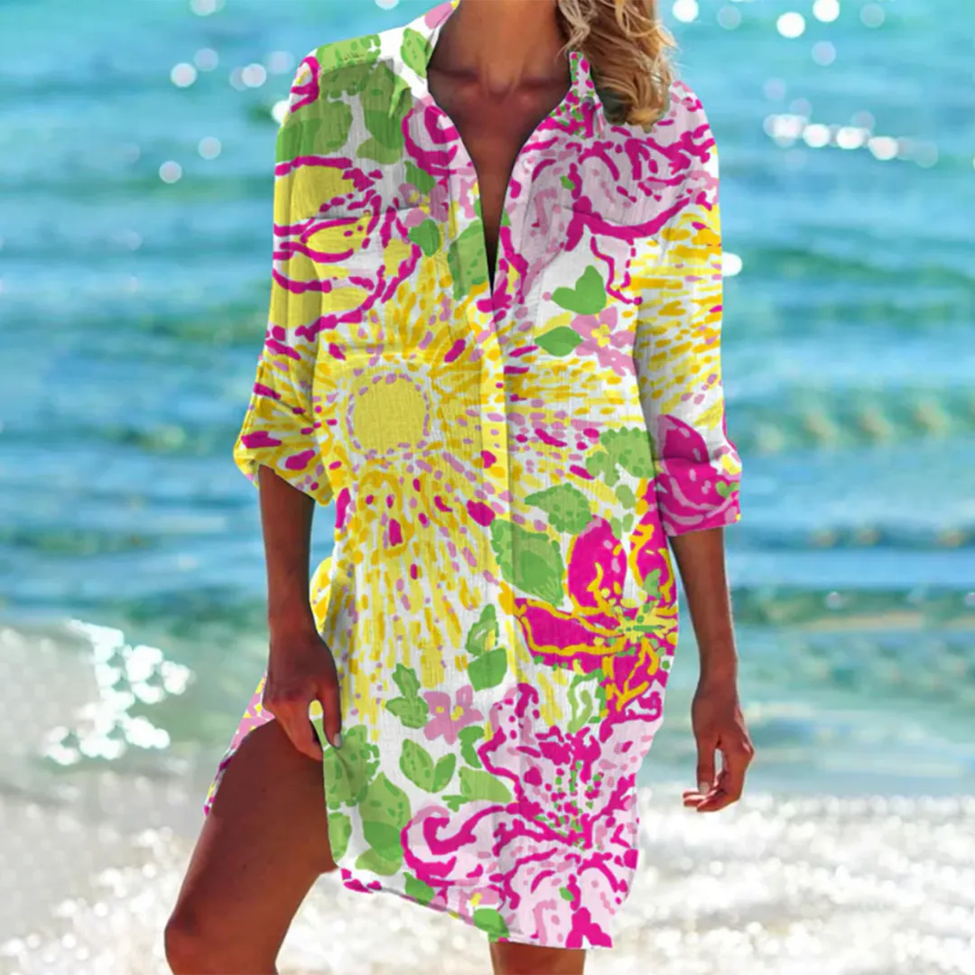 Fatima® | Elegant shirt dress