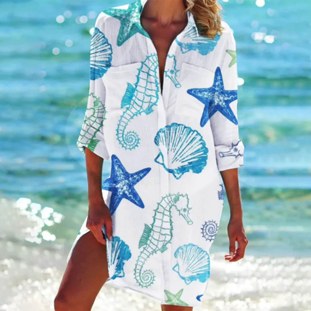 Fatima® | Elegant shirt dress