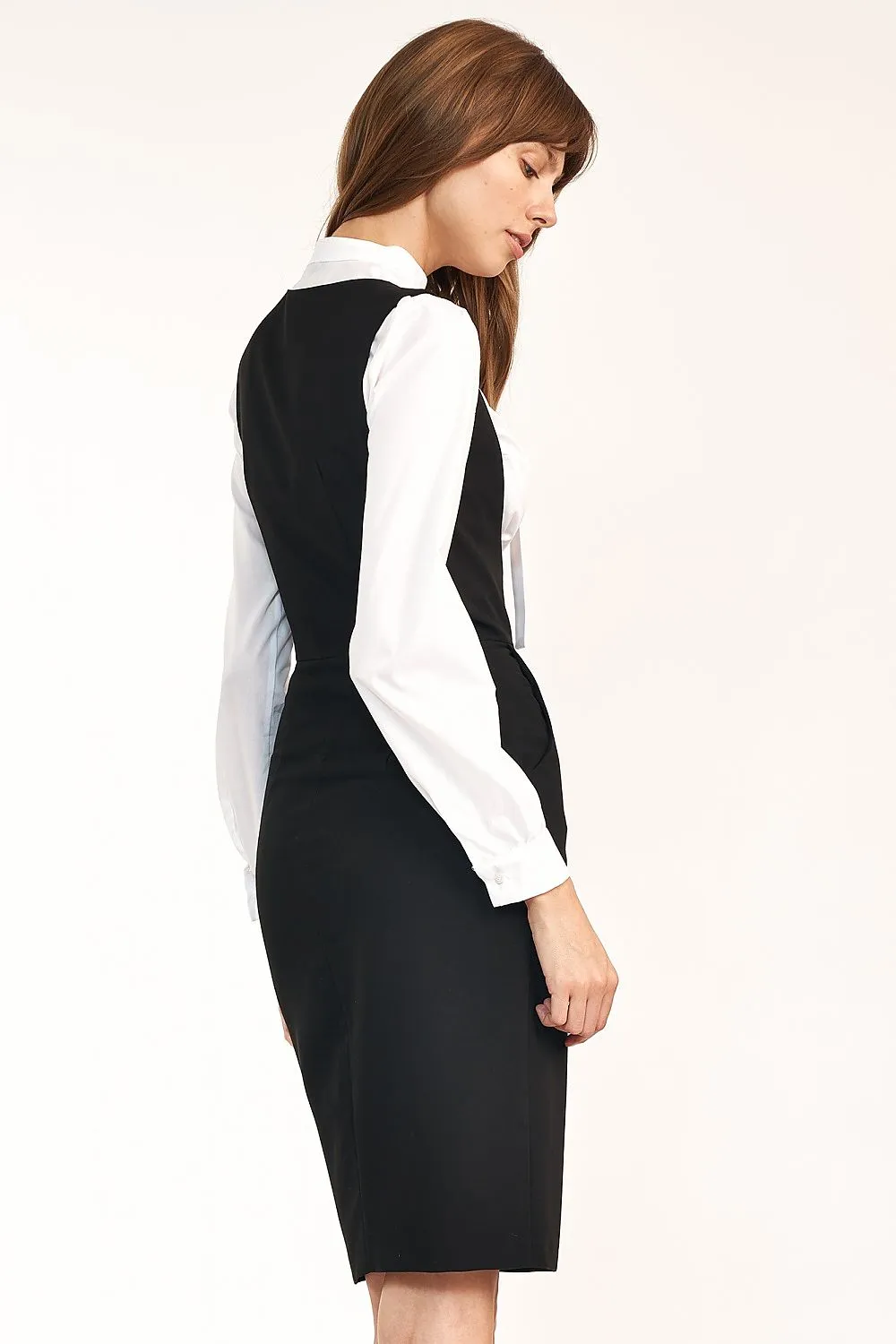 Feminine Tailored Midi Dress