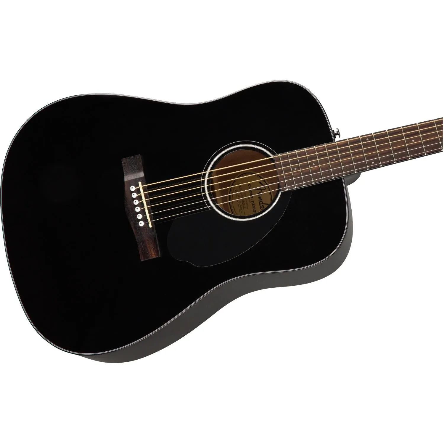 Fender CD-60S Dreadnought Acoustic Guitar, Black