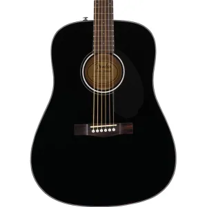 Fender CD-60S Dreadnought Acoustic Guitar, Black