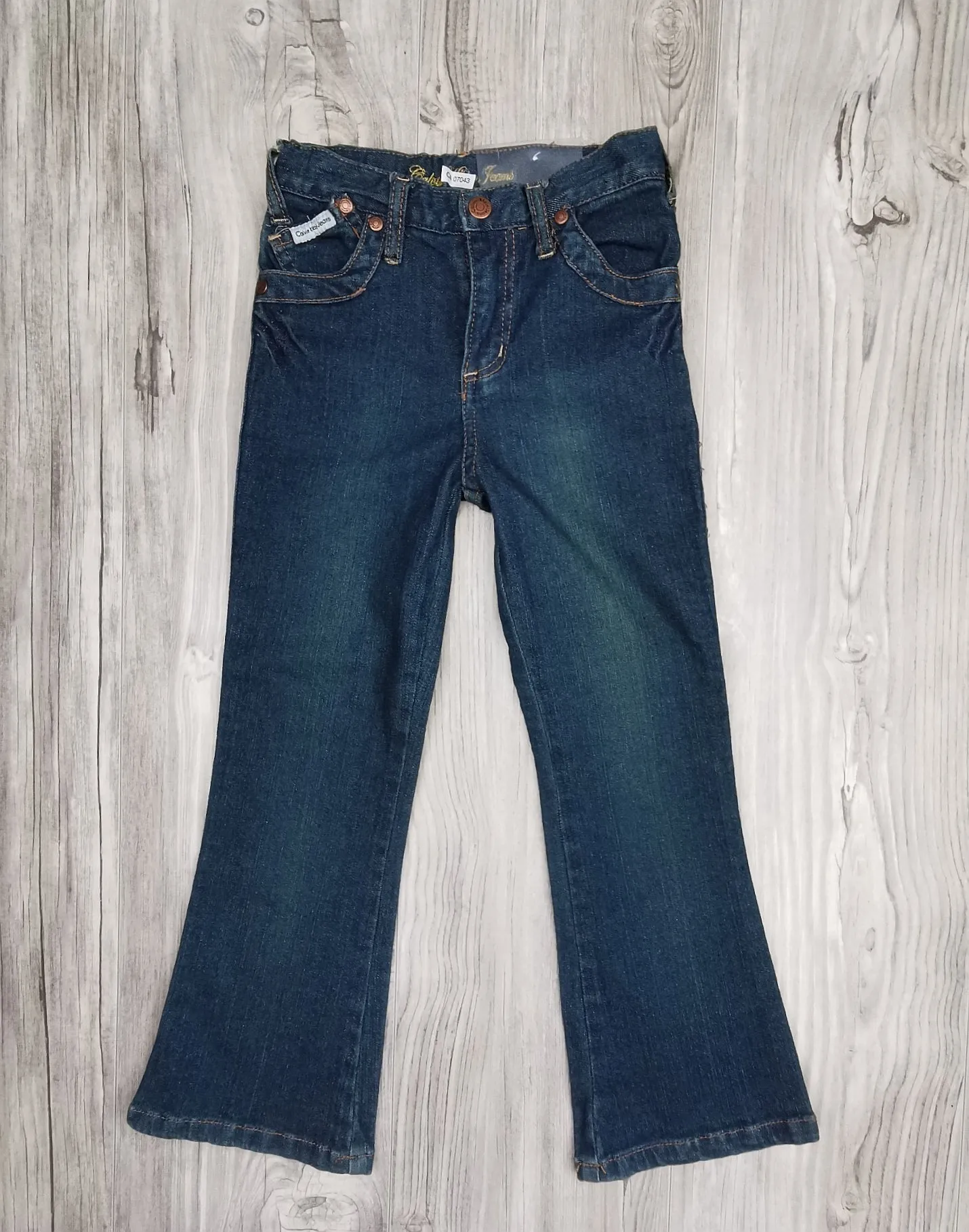 GIRL SIZE 5 YEARS - CALVIN KLEIN, High Rise Flarred Jeans NWT B42