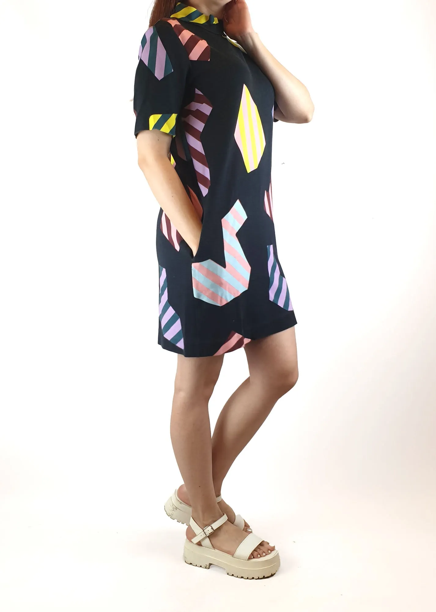 Gorman jigsaw print dress size 10