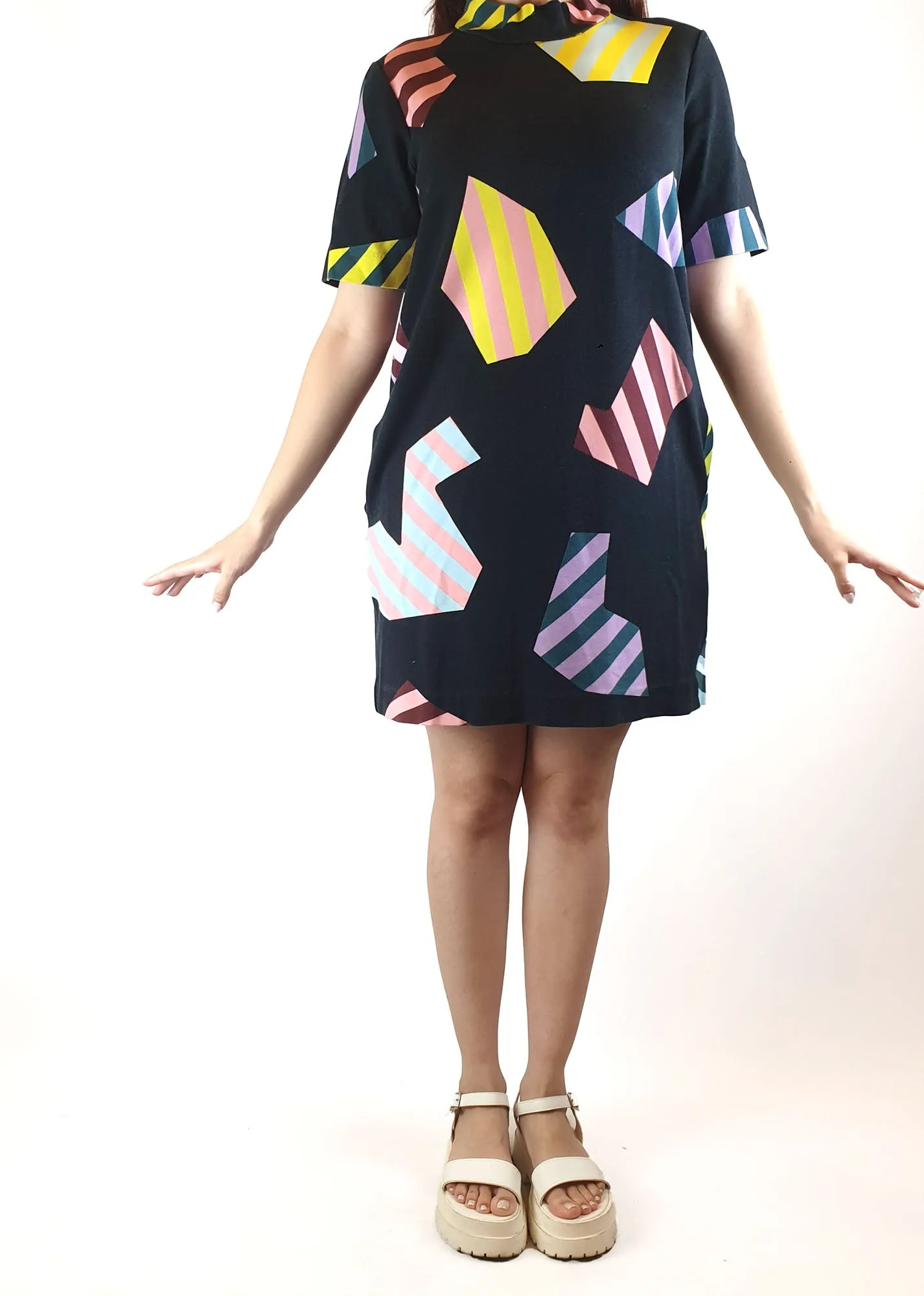 Gorman jigsaw print dress size 10