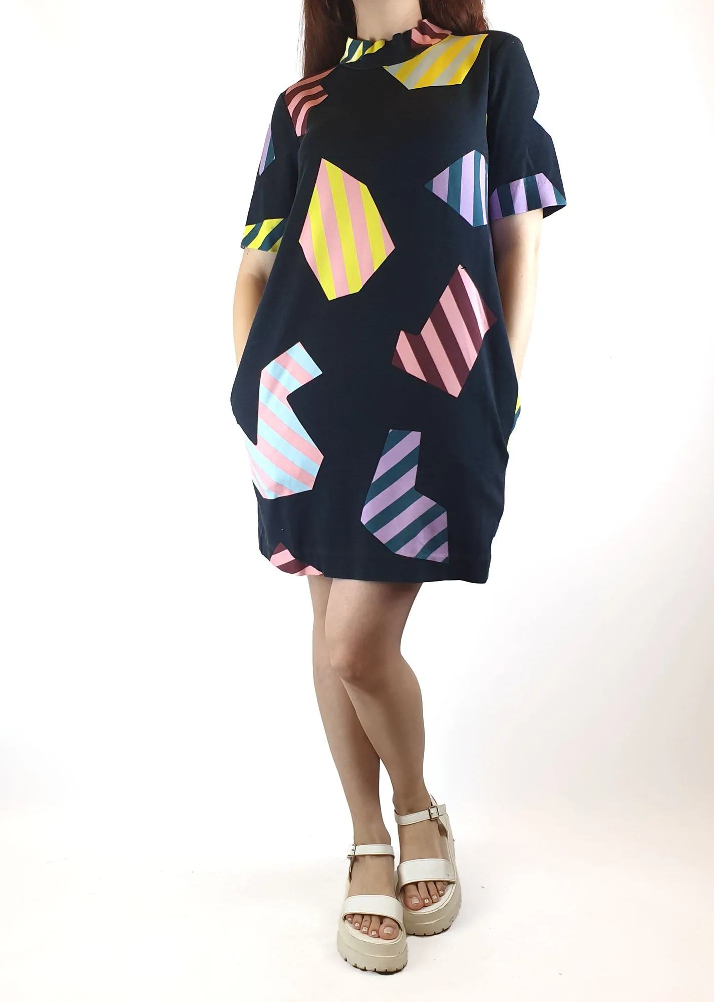 Gorman jigsaw print dress size 10