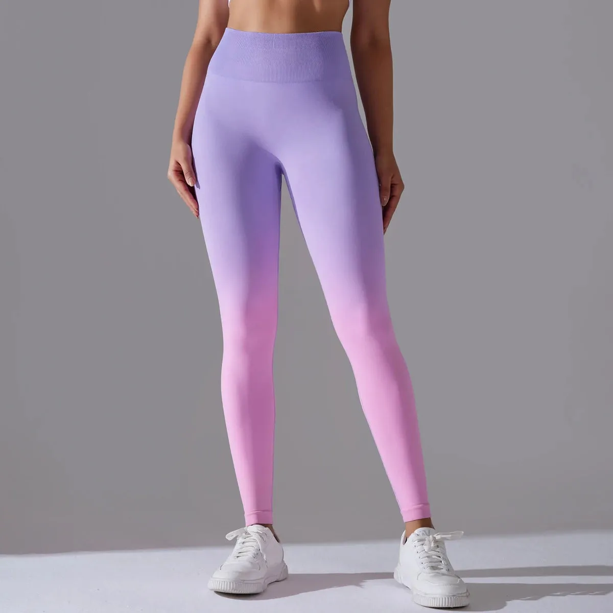 Gradient Yoga Pants High Waisted