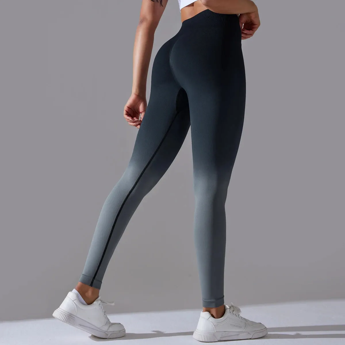 Gradient Yoga Pants High Waisted