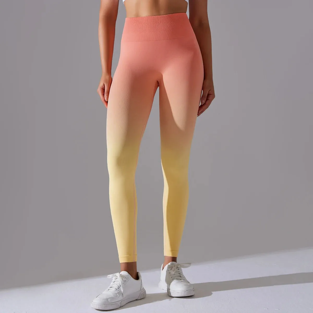 Gradient Yoga Pants High Waisted
