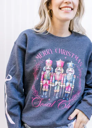 Gray Christmas Club Sweatshirt