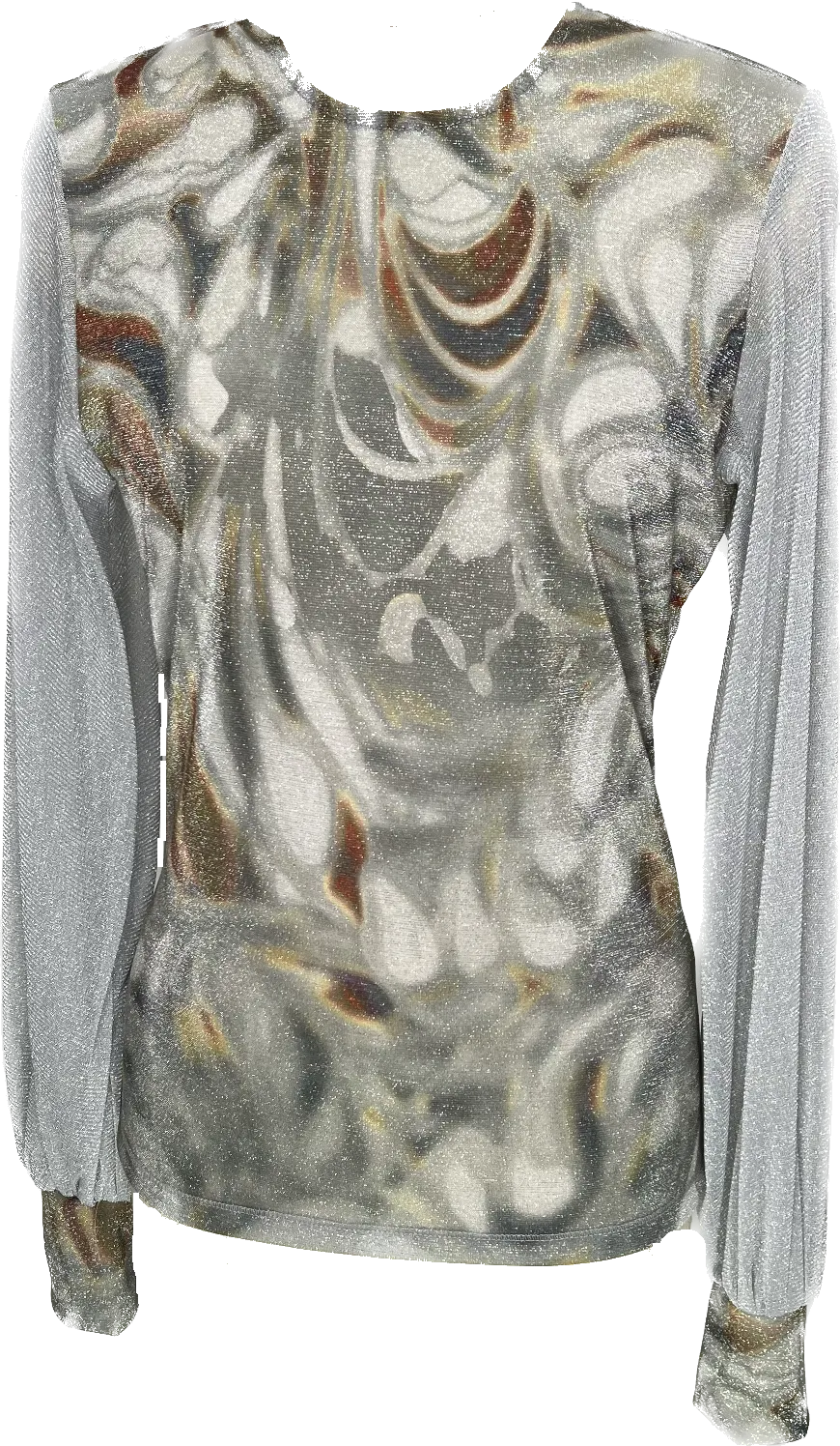 Gunmetal Sparkling Crew Top