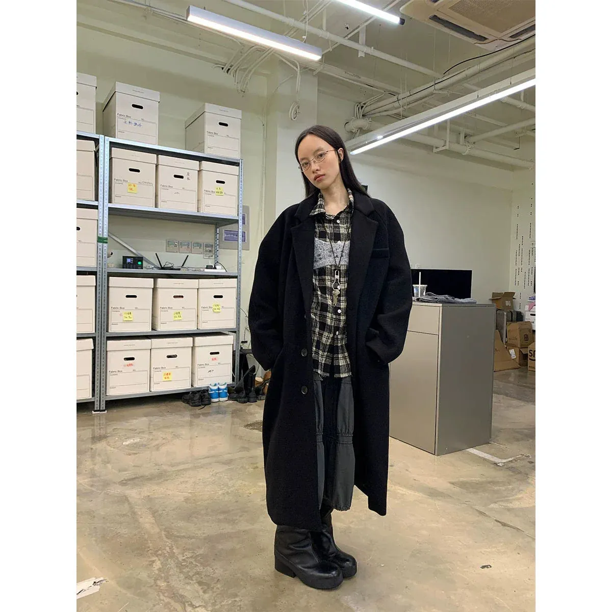 High-Count Wool and Cashmere Overcoat