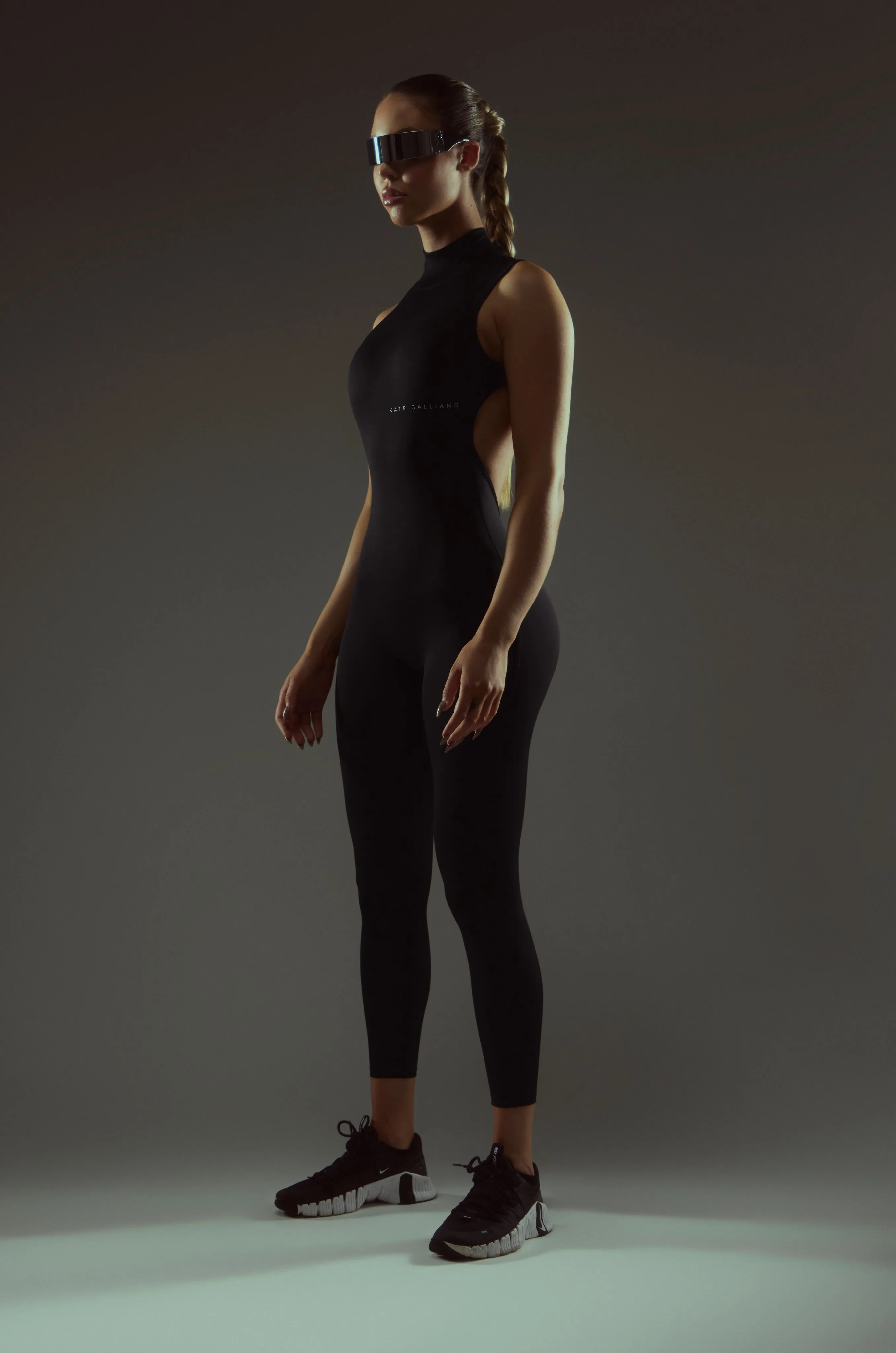 High Neck Jumpsuit - Black