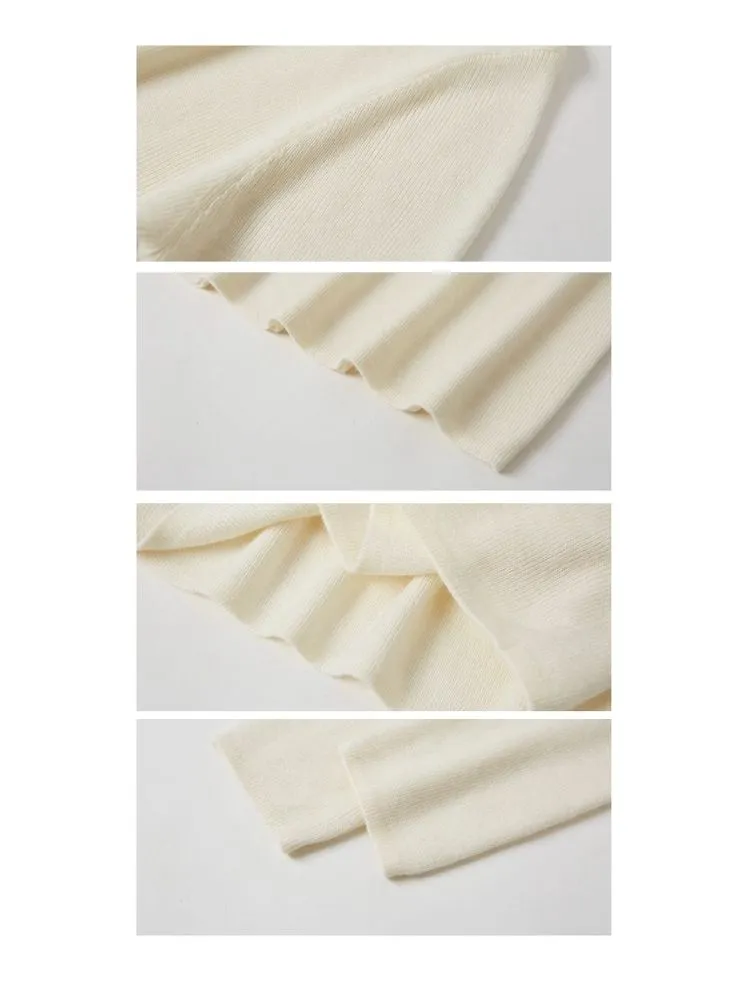 High Neck Knit Sweater Bottom Shirt【s0000005611】