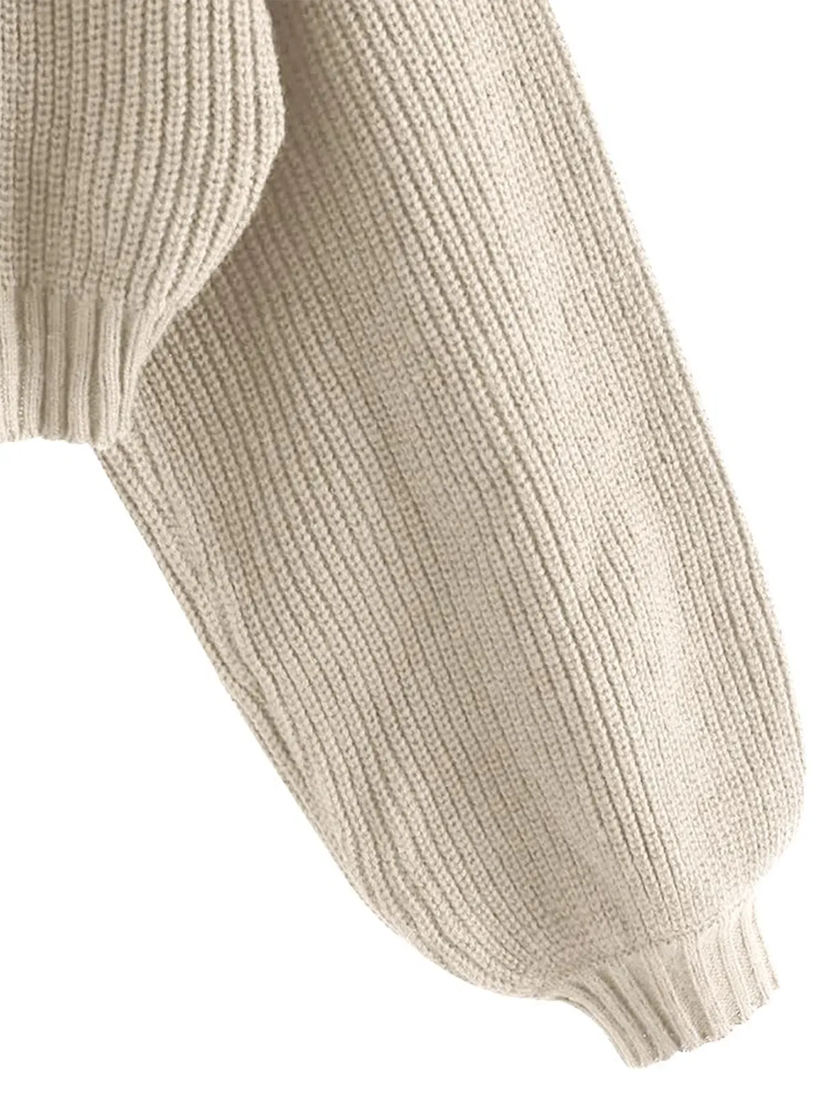 High Neck Long Sleeve Sweater