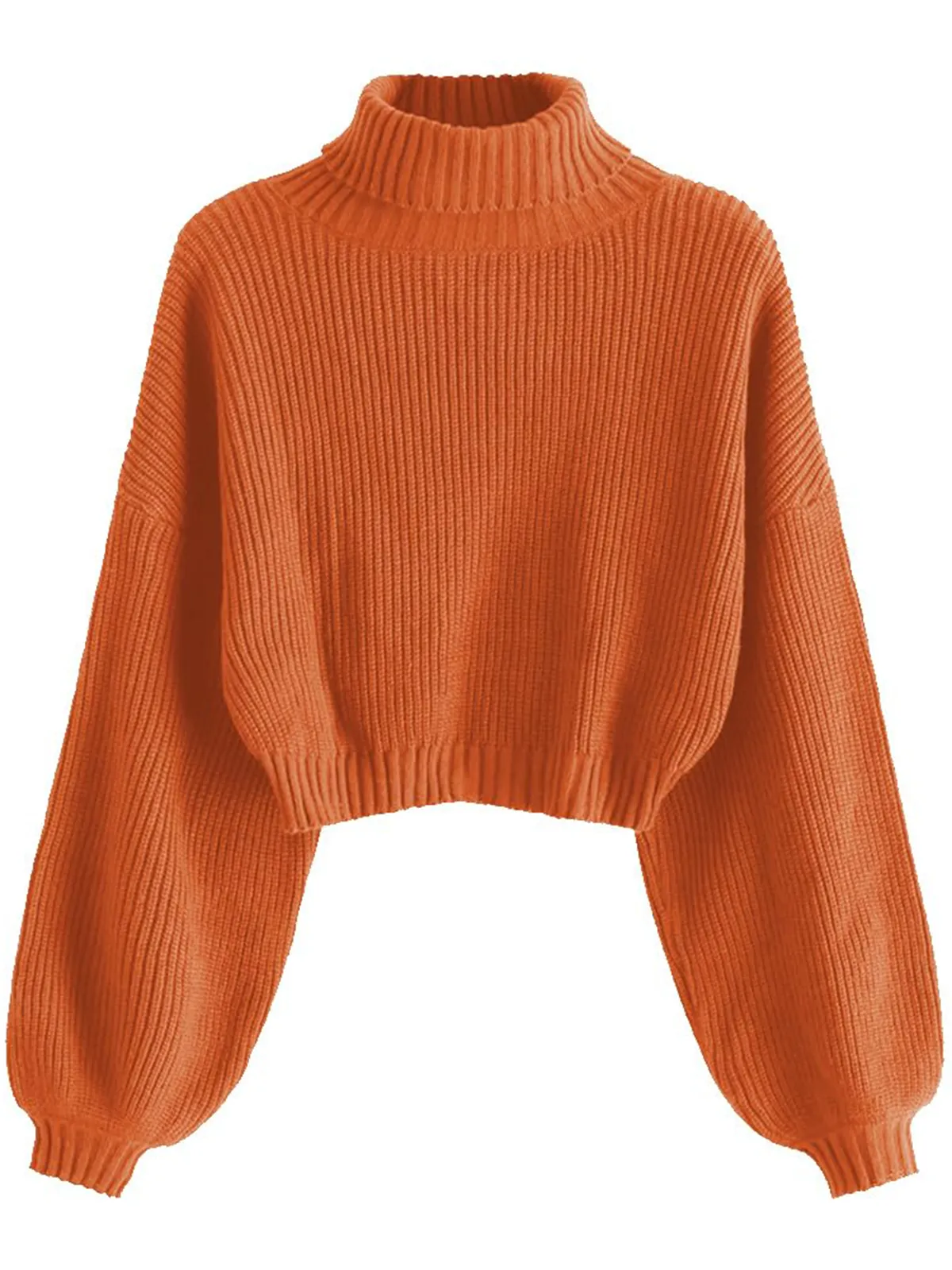 High Neck Long Sleeve Sweater