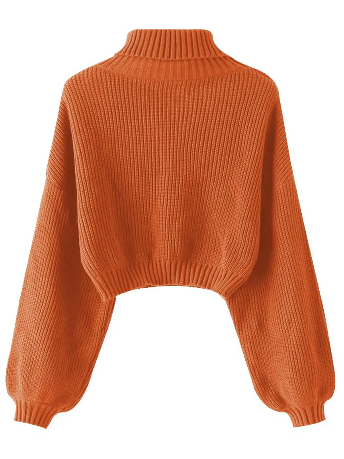 High Neck Long Sleeve Sweater