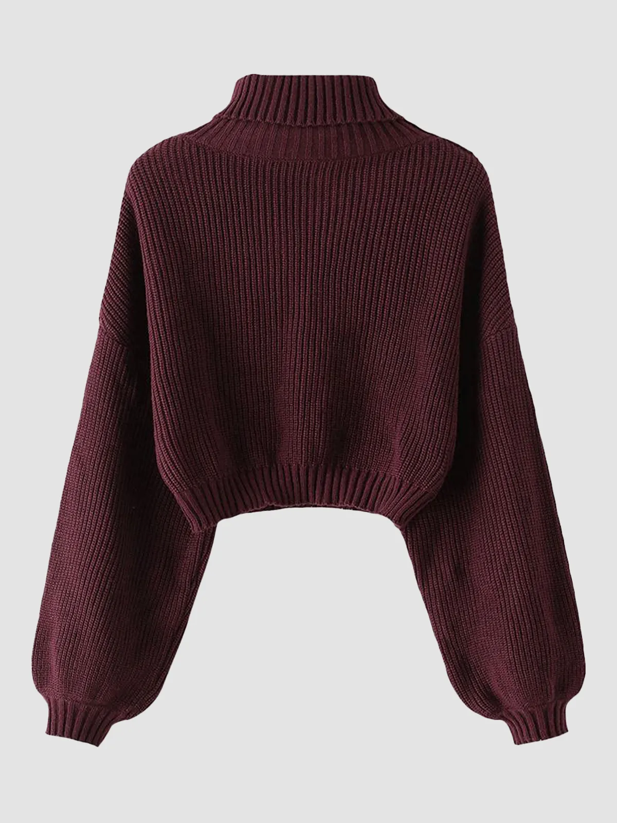 High Neck Long Sleeve Sweater