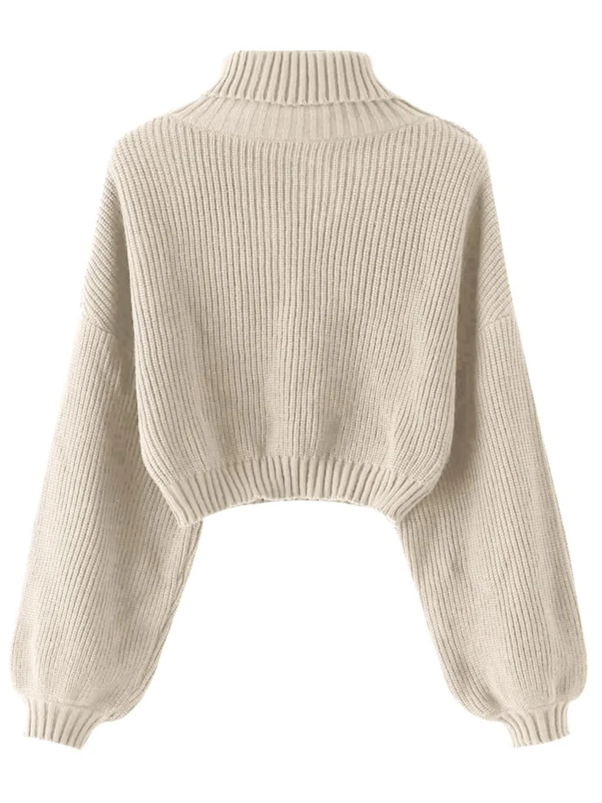 High Neck Long Sleeve Sweater