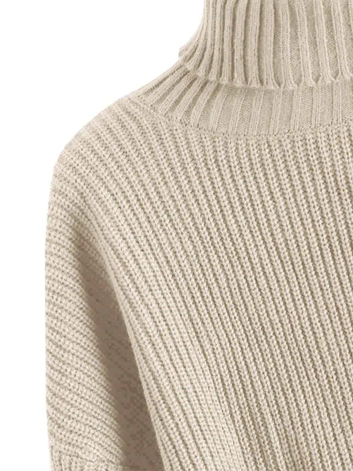 High Neck Long Sleeve Sweater