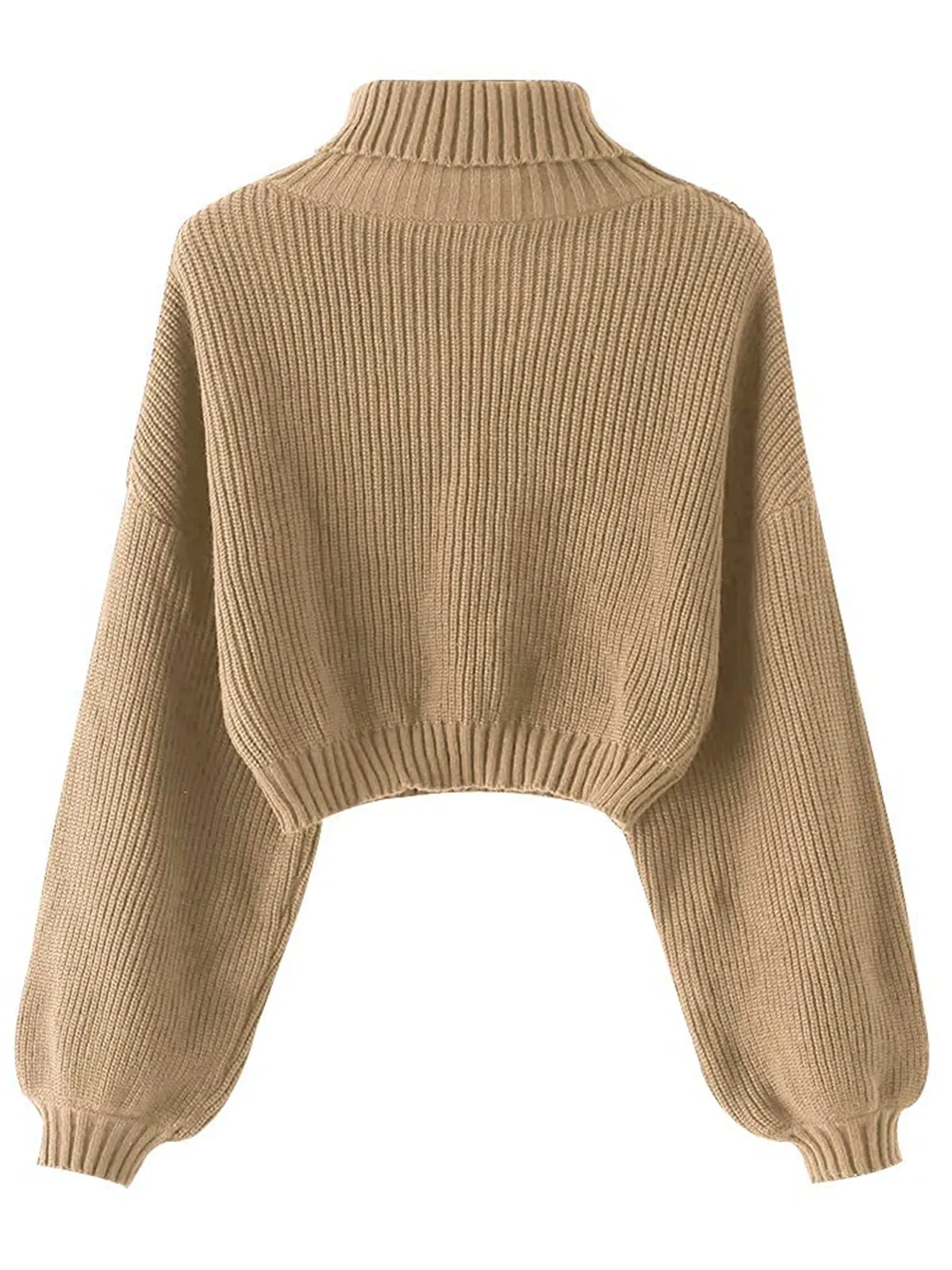 High Neck Long Sleeve Sweater