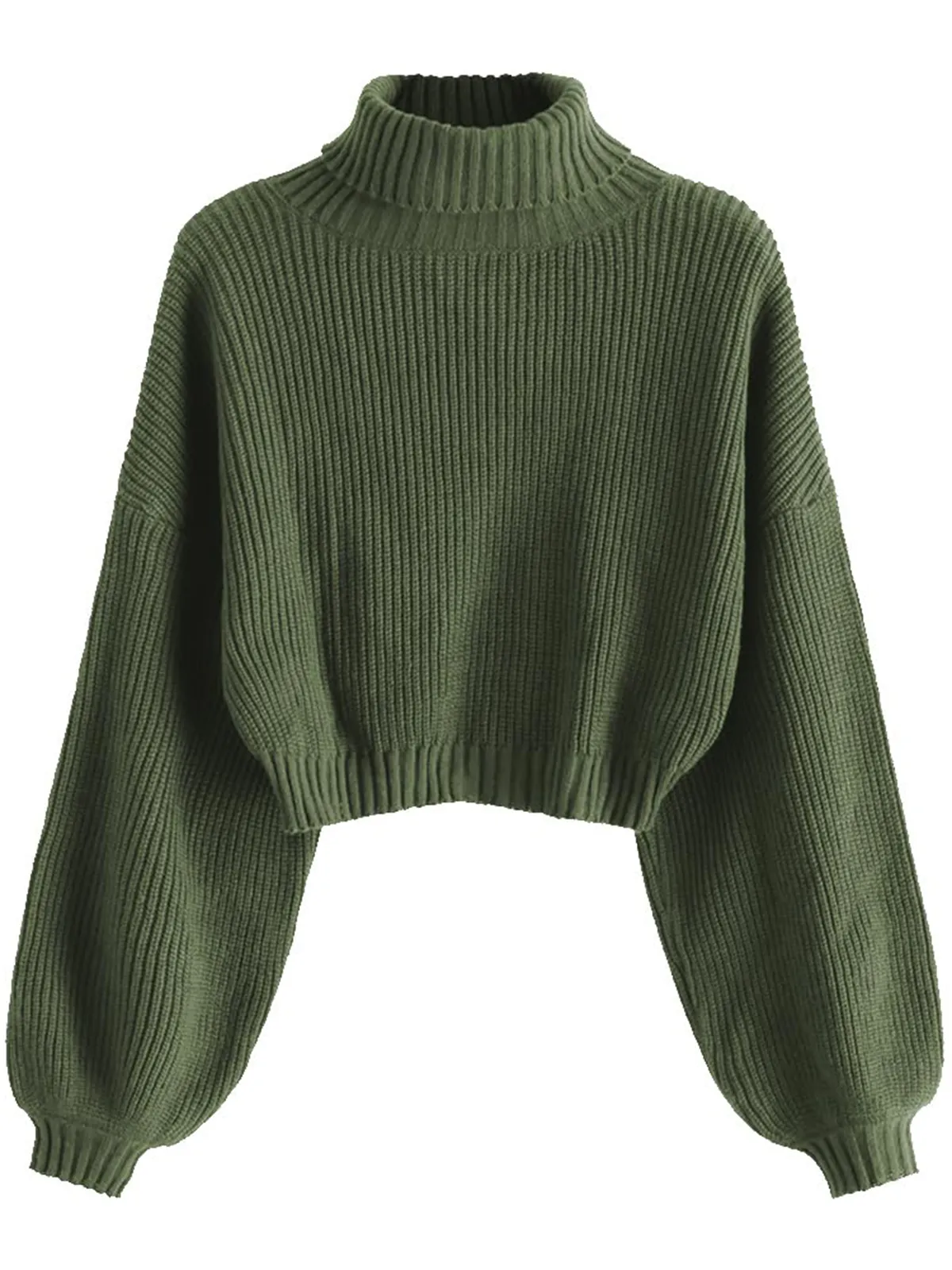 High Neck Long Sleeve Sweater