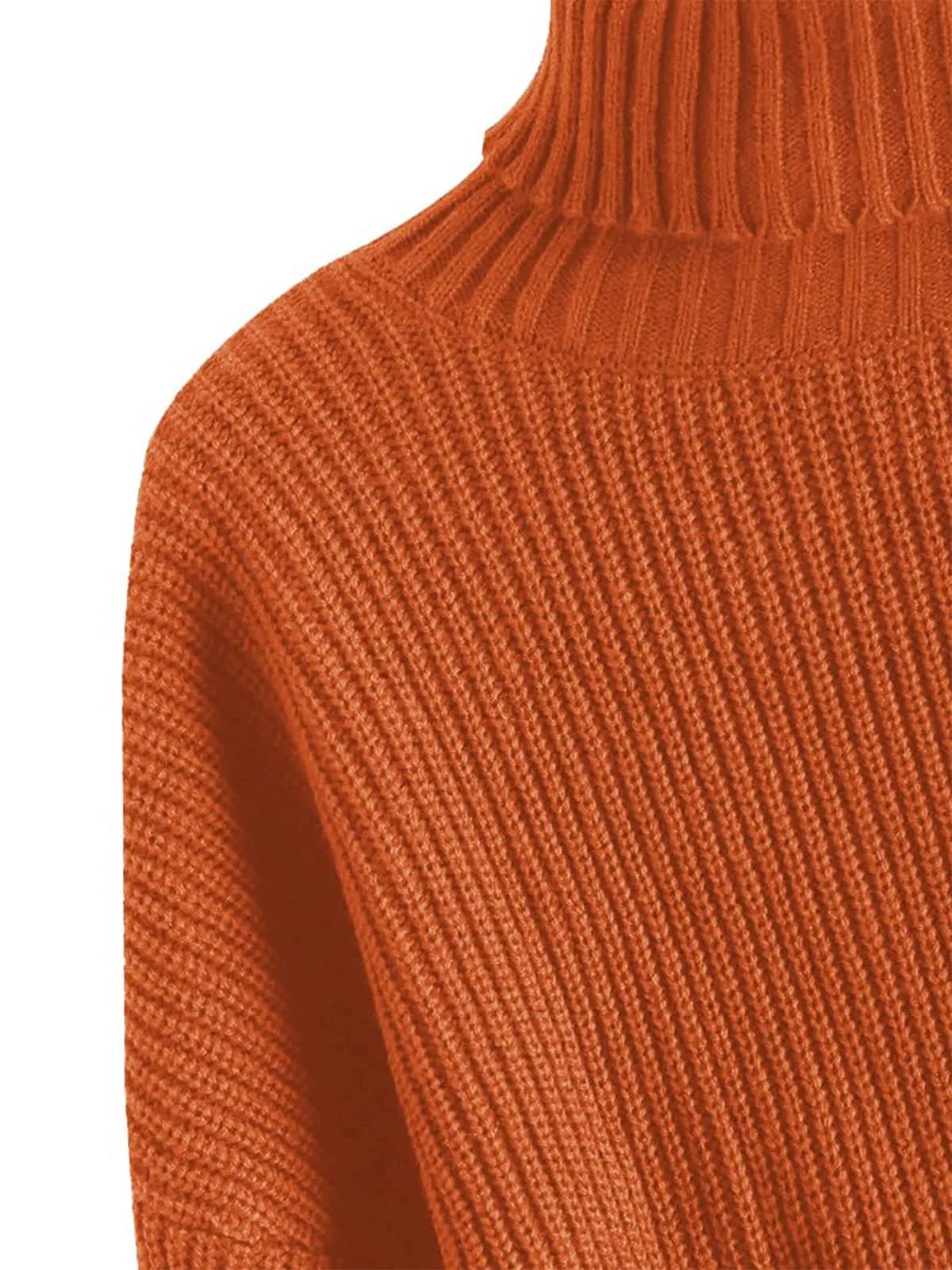 High Neck Long Sleeve Sweater