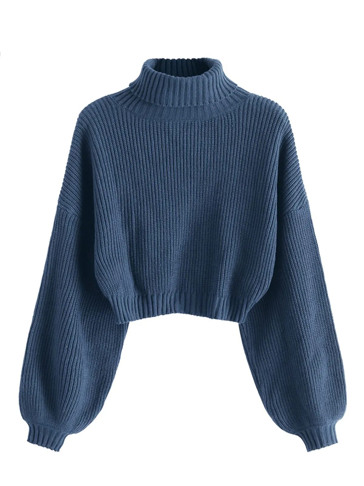 High Neck Long Sleeve Sweater