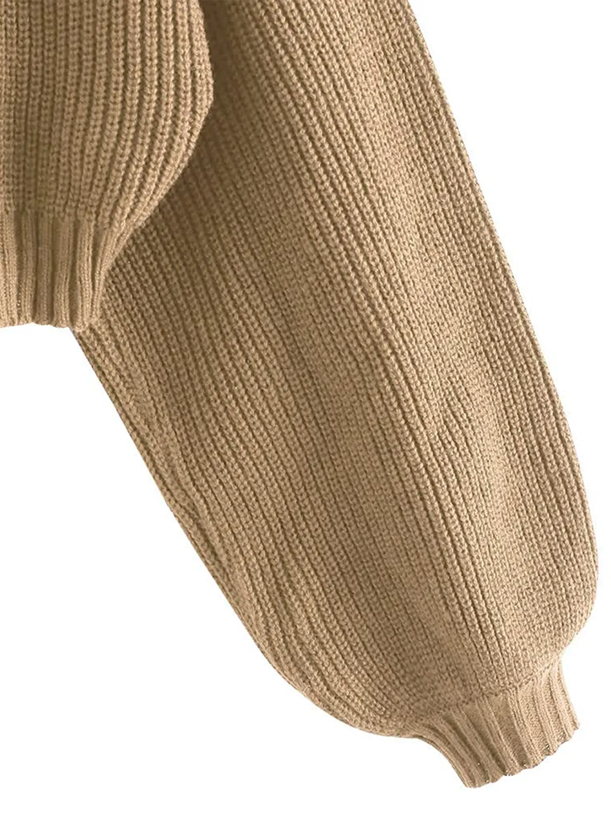 High Neck Long Sleeve Sweater