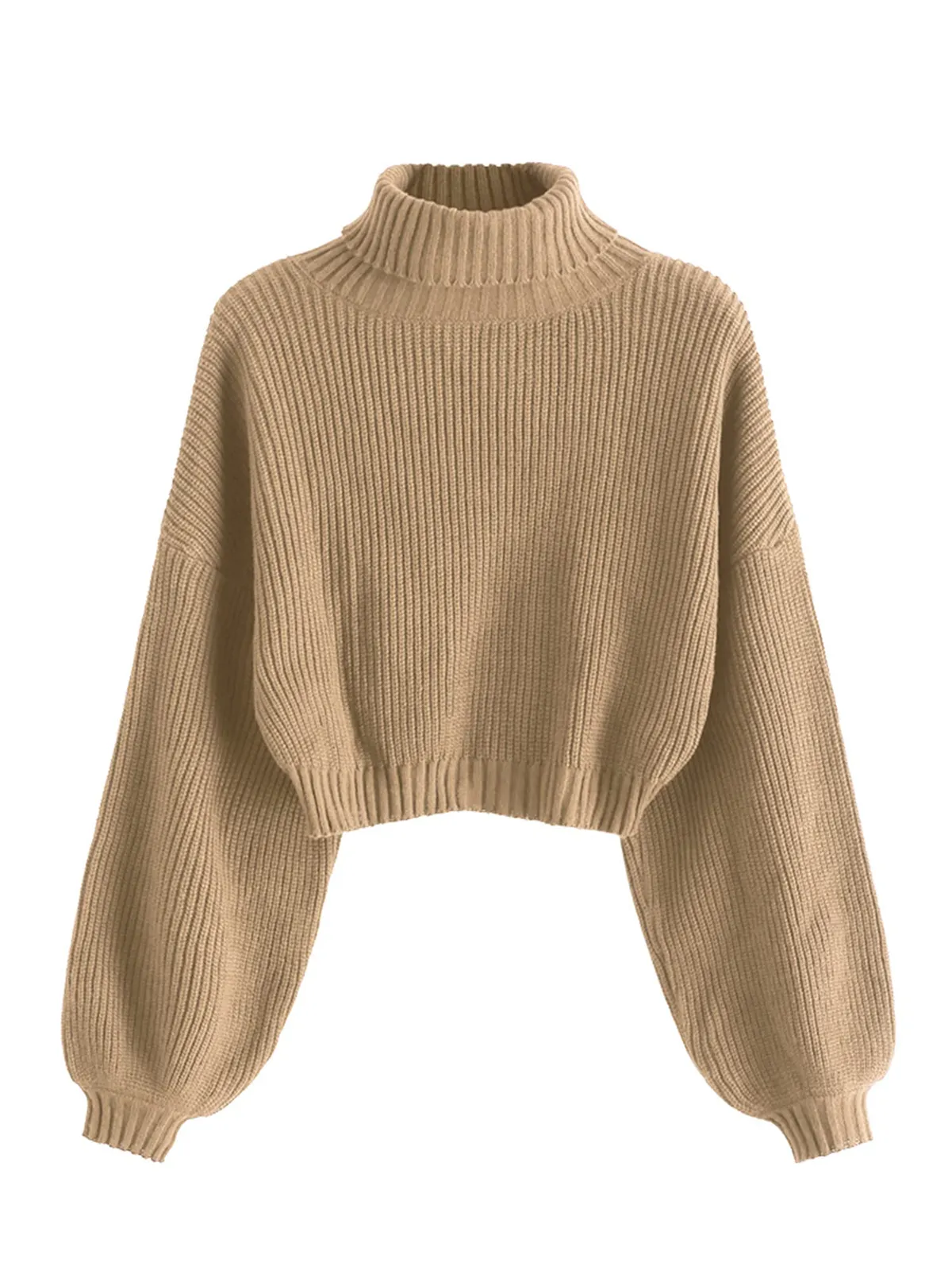 High Neck Long Sleeve Sweater