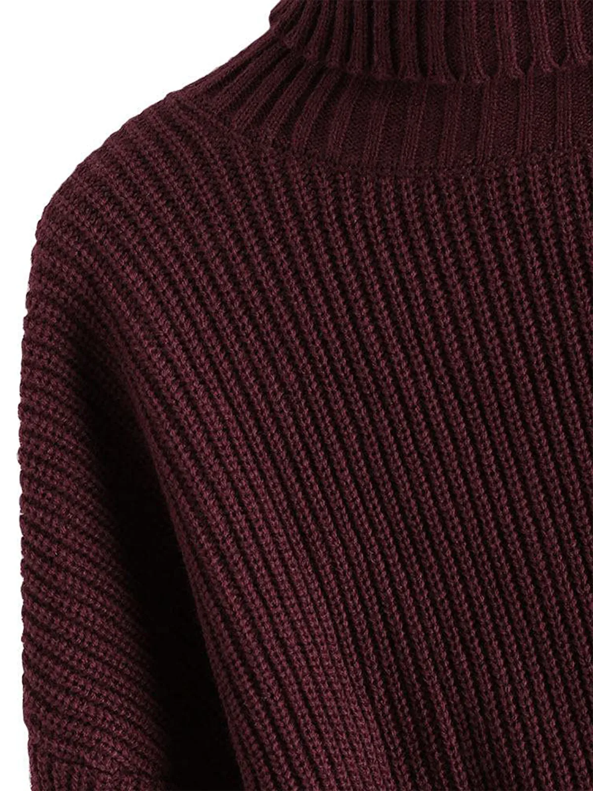 High Neck Long Sleeve Sweater