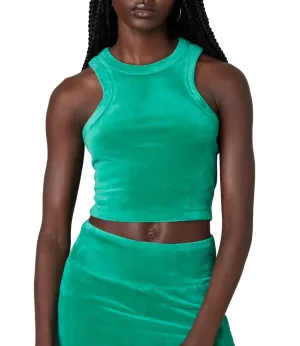 High Neck Racerback Cropped Top