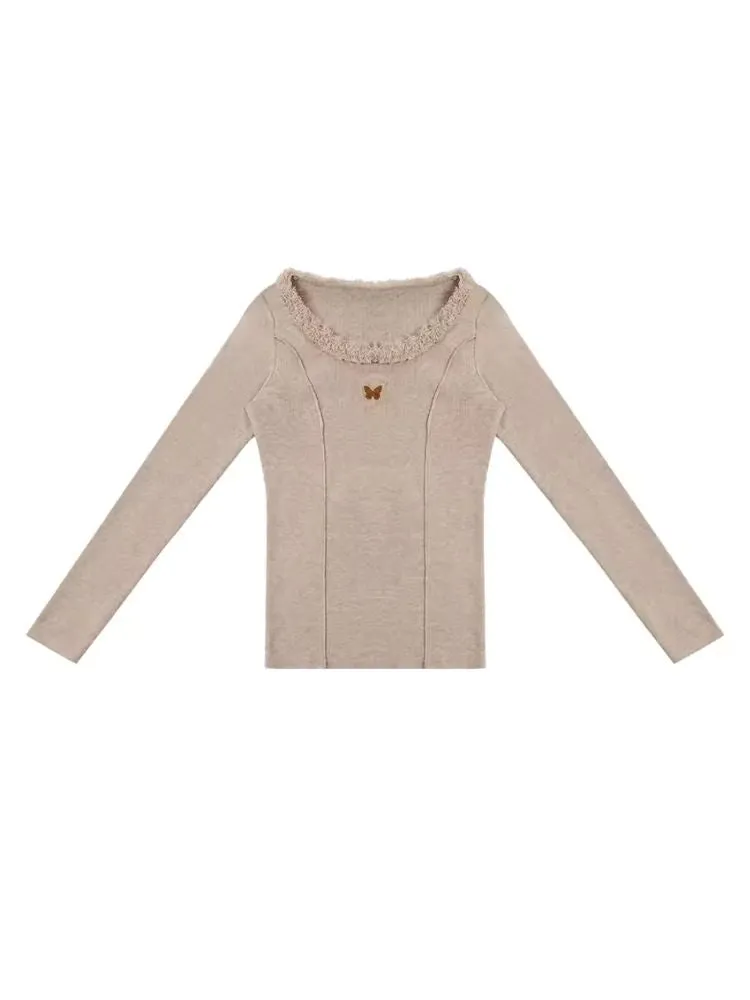 High neck round neck top【s0000006160】