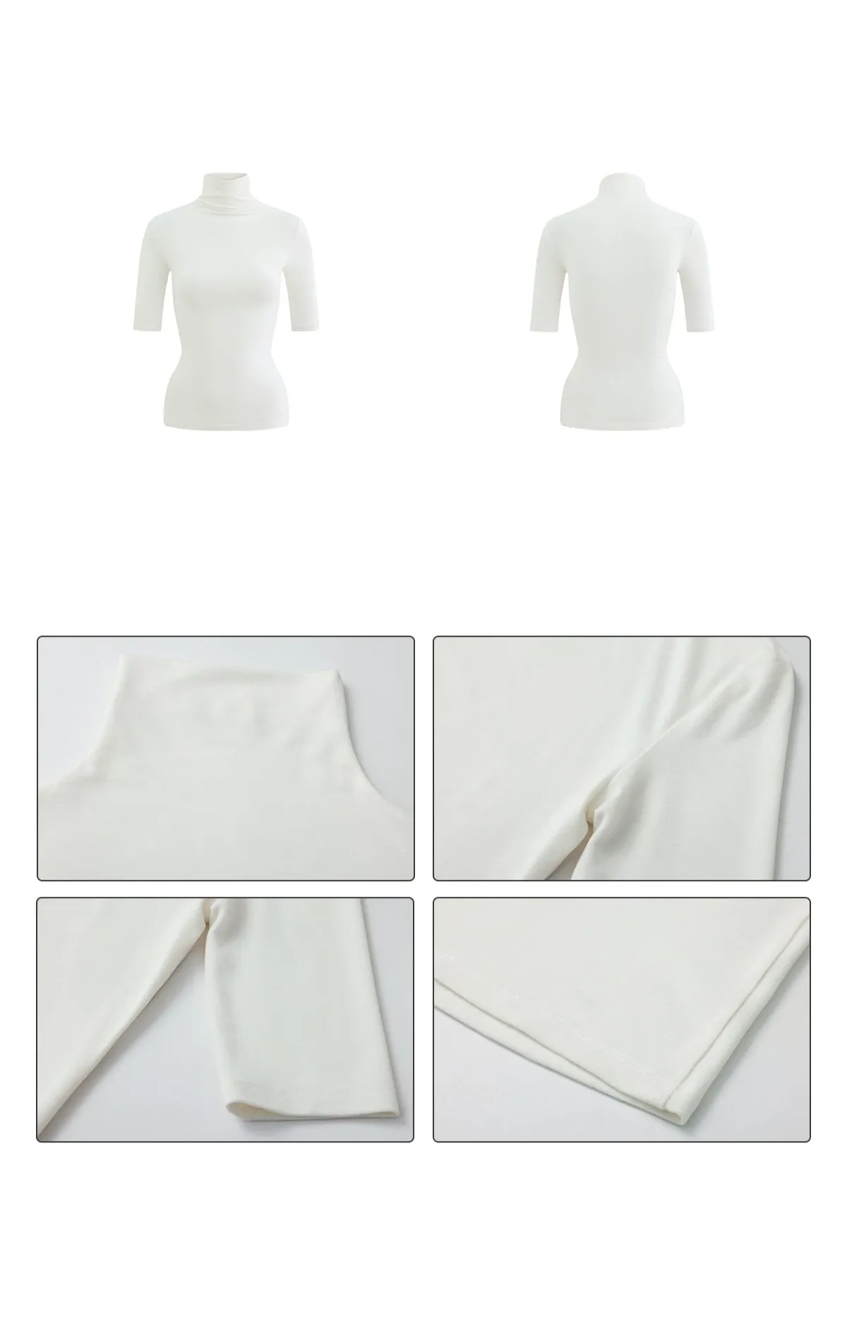 High-Neck Sculpt Fit Tee