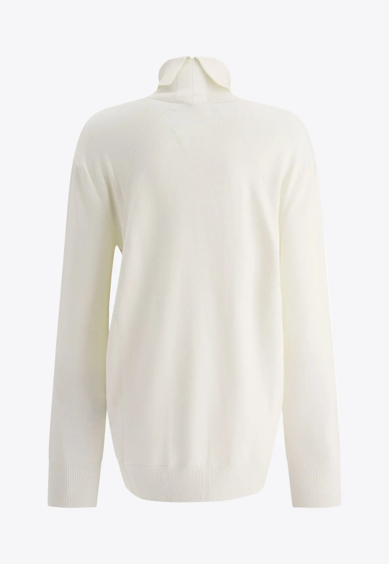 High-Neck Wool Sweater