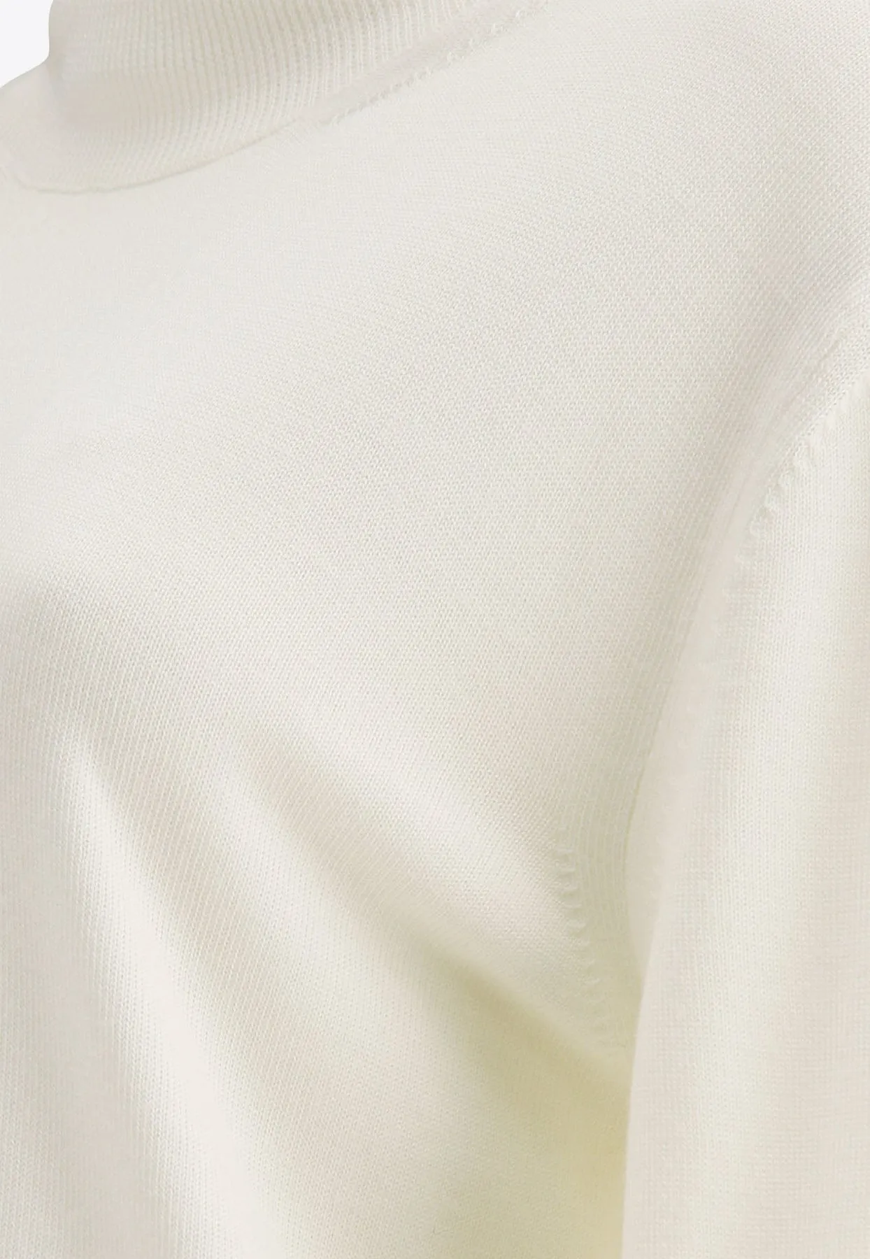 High-Neck Wool Sweater