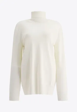 High-Neck Wool Sweater