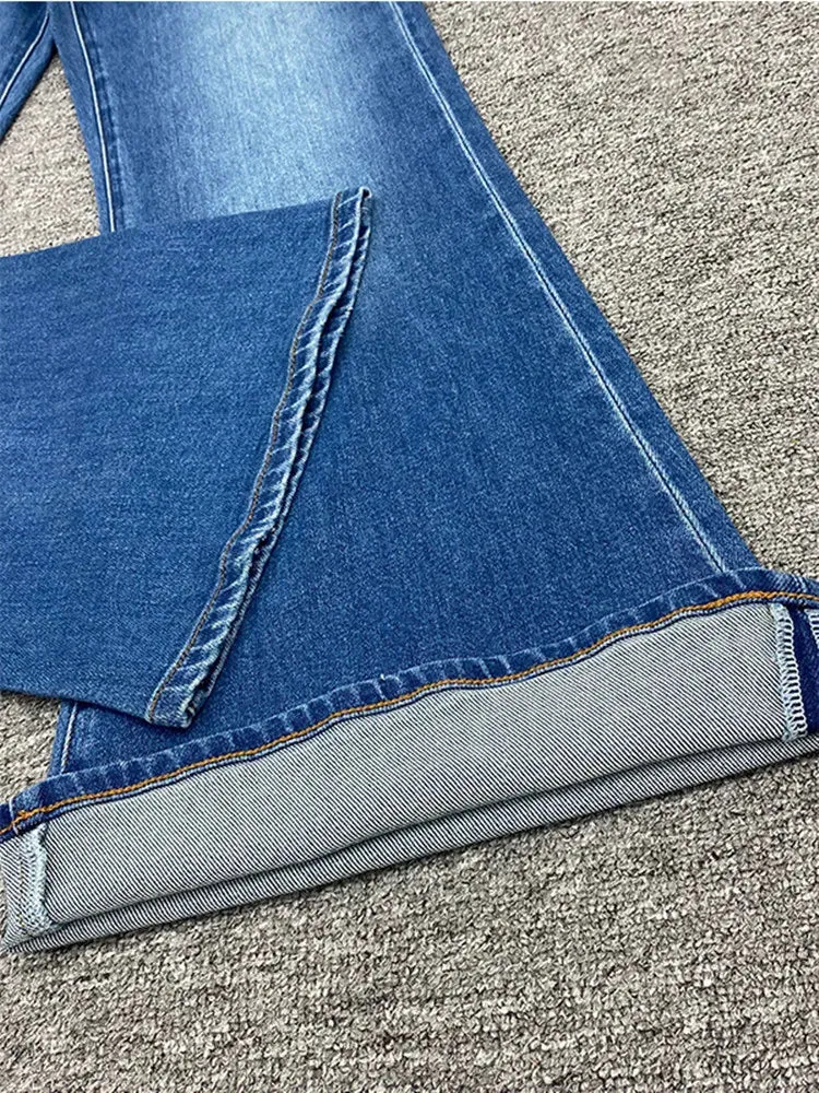 High Waist  Flared Jeans