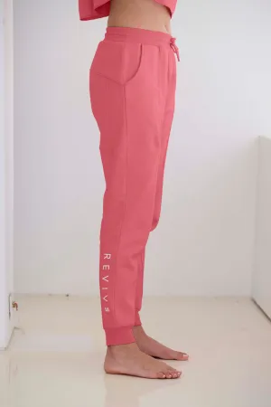 High-waisted Jogger Dusty Rose