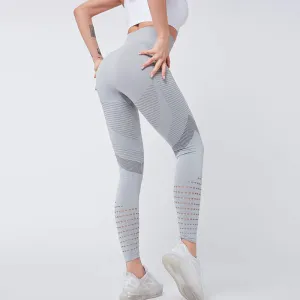 High-Waisted Peach Butt-Lifting Stretch Pants
