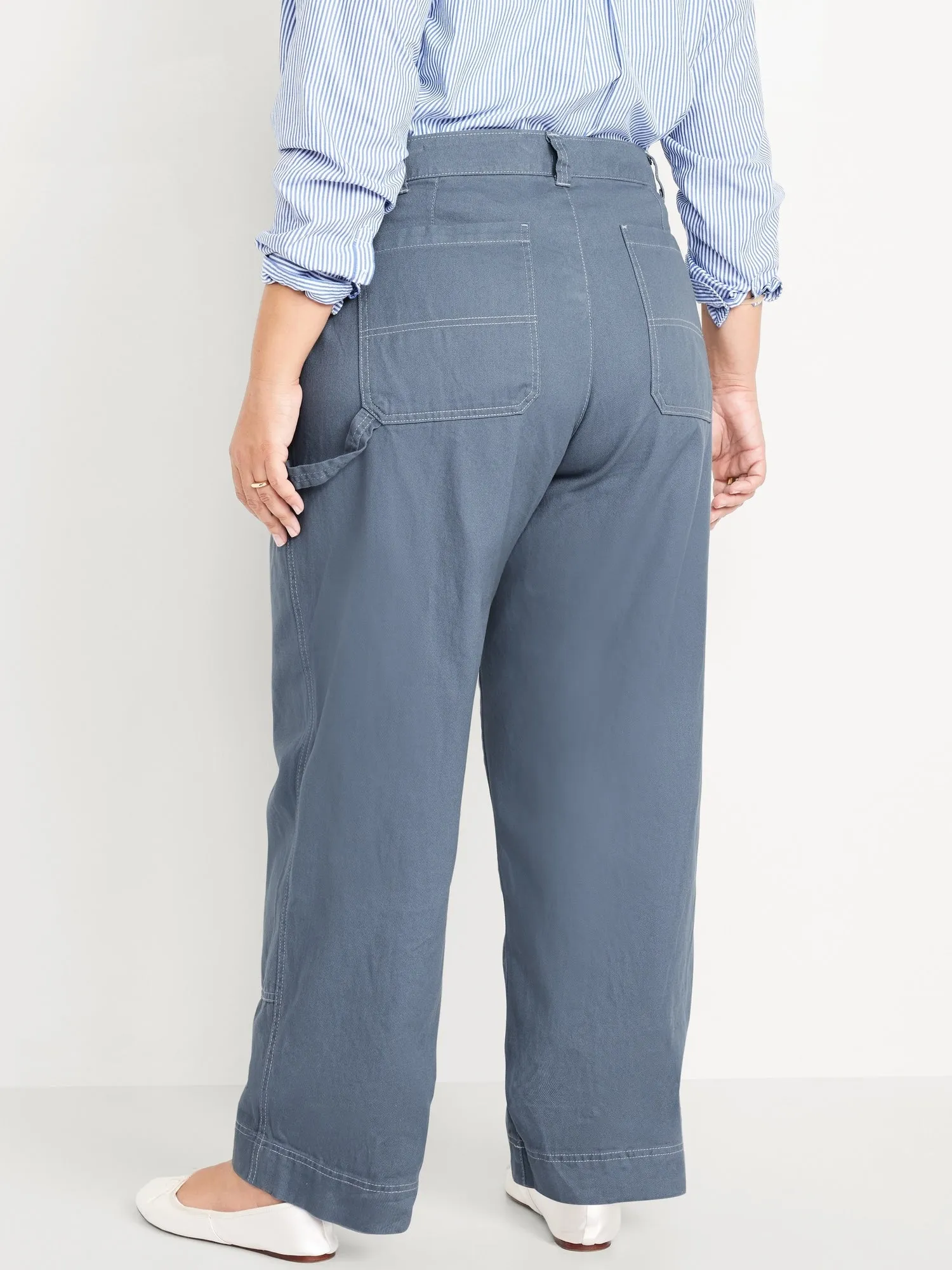 High-Waisted Utility Pants