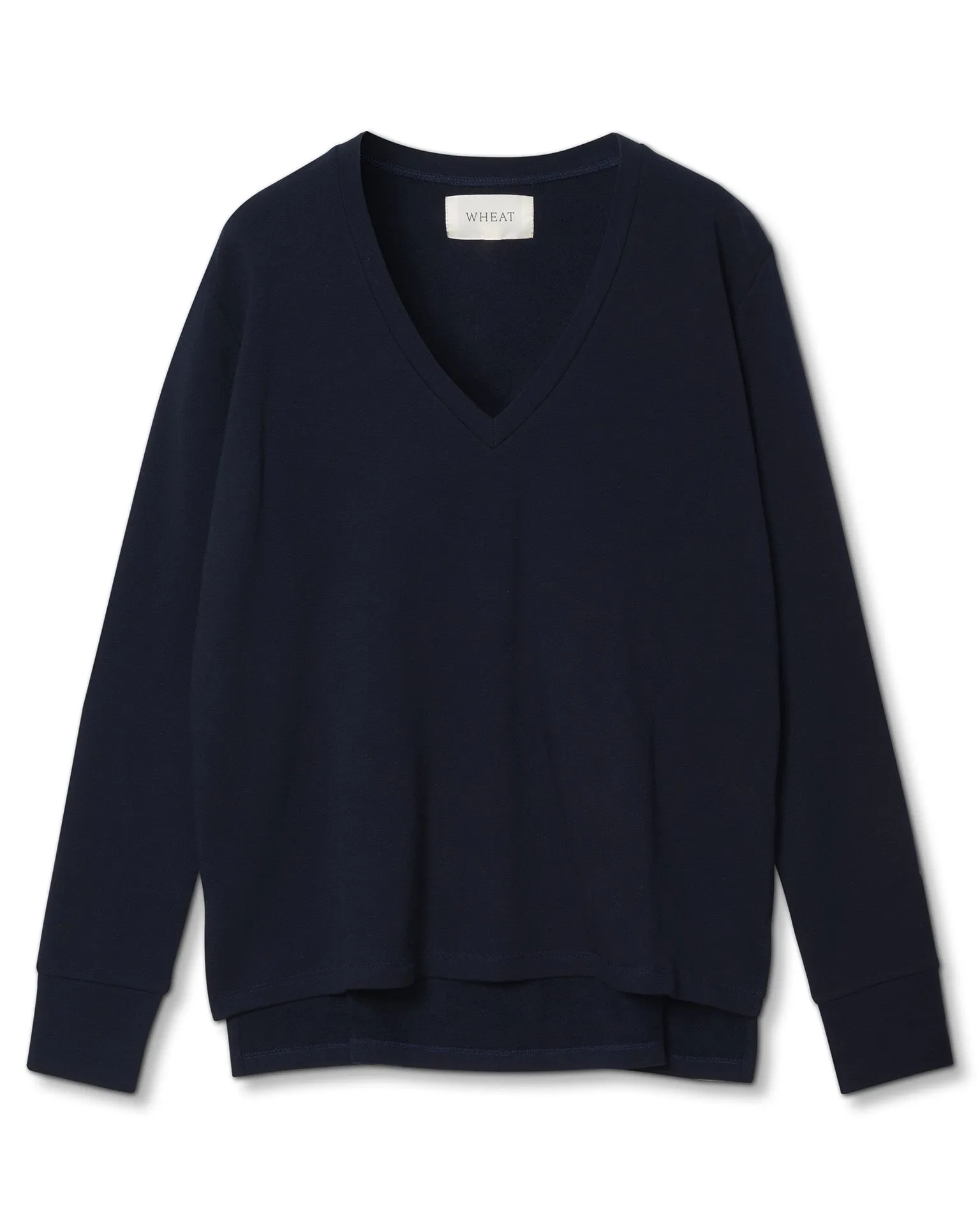 Houston Long Sleeve Tee in Navy