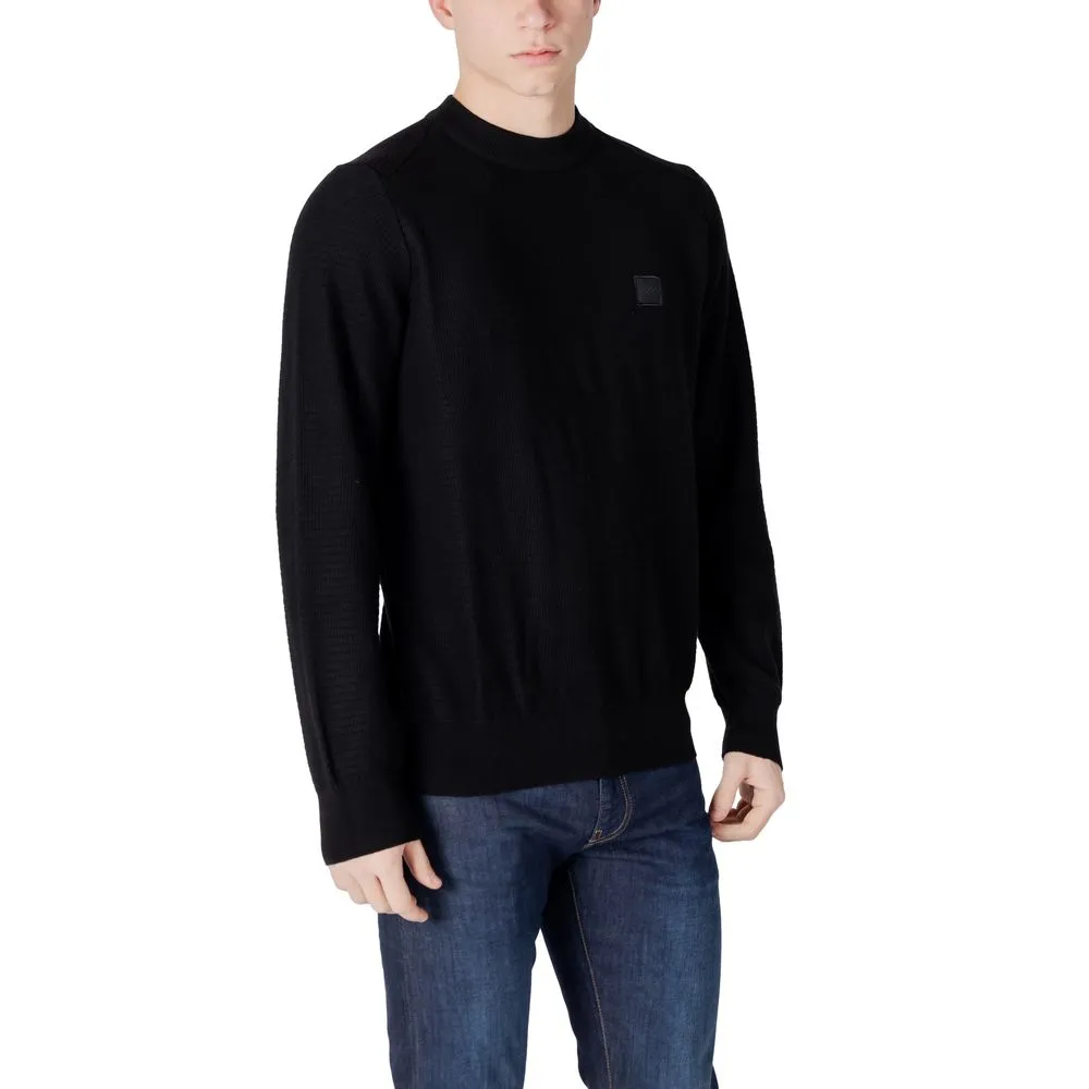 Hugo Boss Black Cotton Sweater