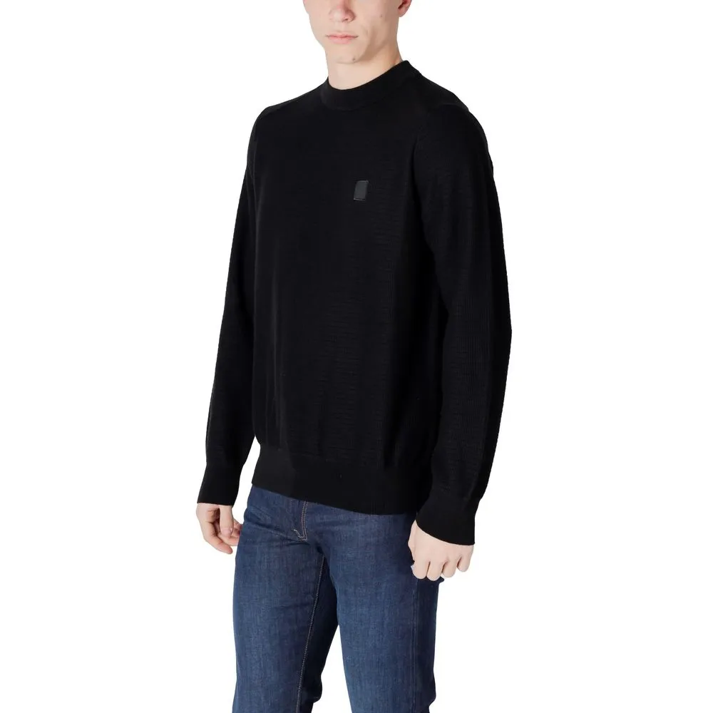 Hugo Boss Black Cotton Sweater