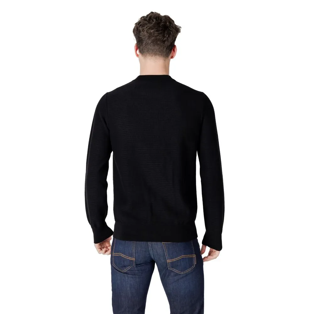 Hugo Boss Black Cotton Sweater