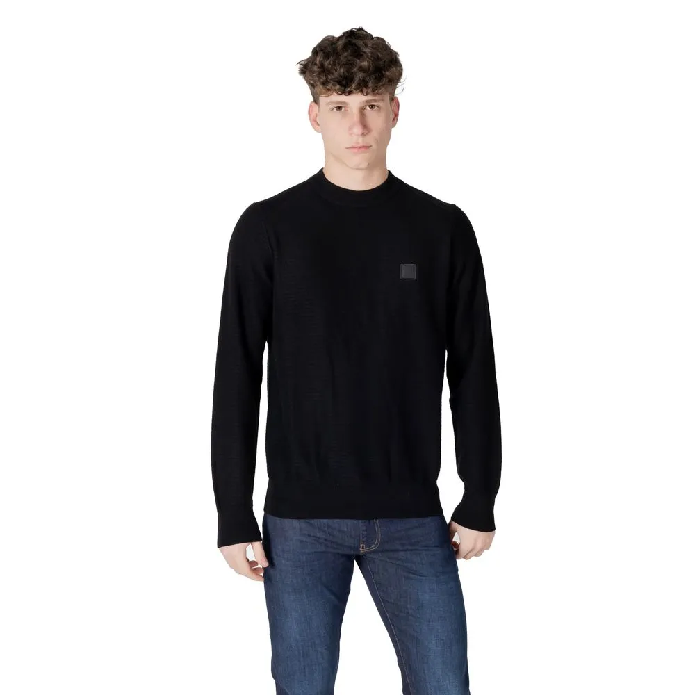 Hugo Boss Black Cotton Sweater