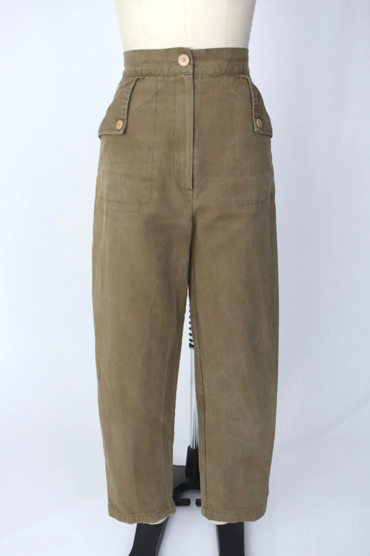 Ilana Kohn Canvas High Rise Pants