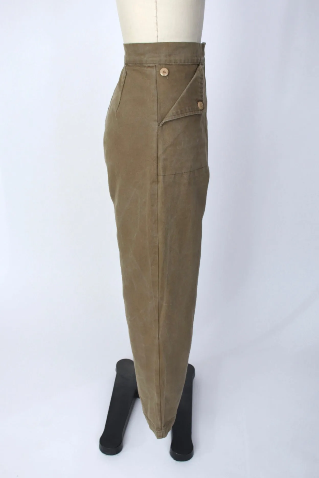 Ilana Kohn Canvas High Rise Pants
