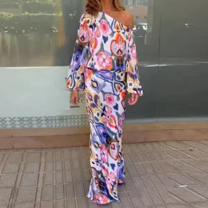 ILONA -  Multicolor Print Kleid